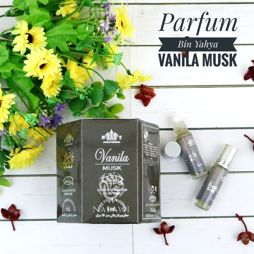 Parfum Minyak Wangi Non Alkohol Original Bin Yahya Vanila Musk 6 Botol Oleh Oleh Haji dan Umroh