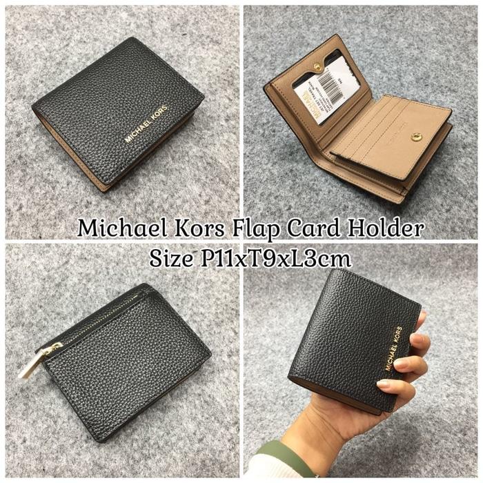 DOMPET LIPAT WANITA MICHAEL KORS FLAP CARD HOLDER - rycnBJ