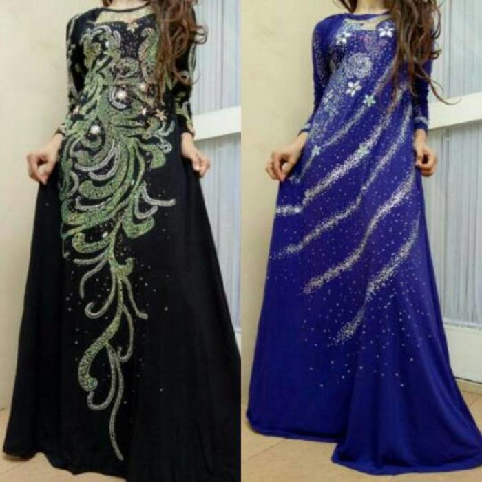 Gamis Maxi Dress bhn Jersey Korea super mata2
