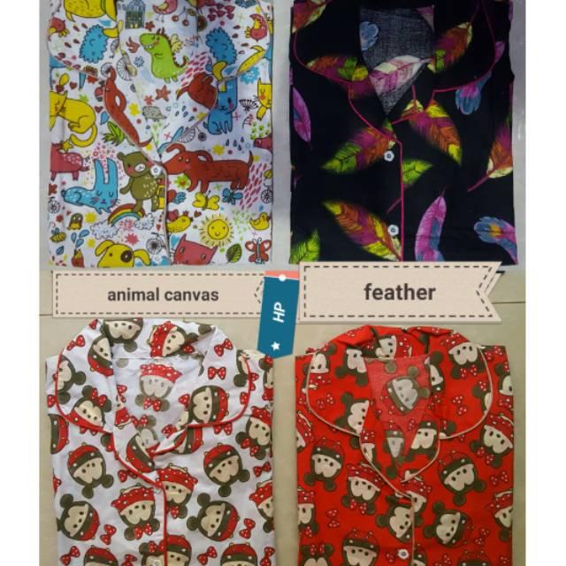 Piyama HOTPANT Ready Stock Sesuai Varian