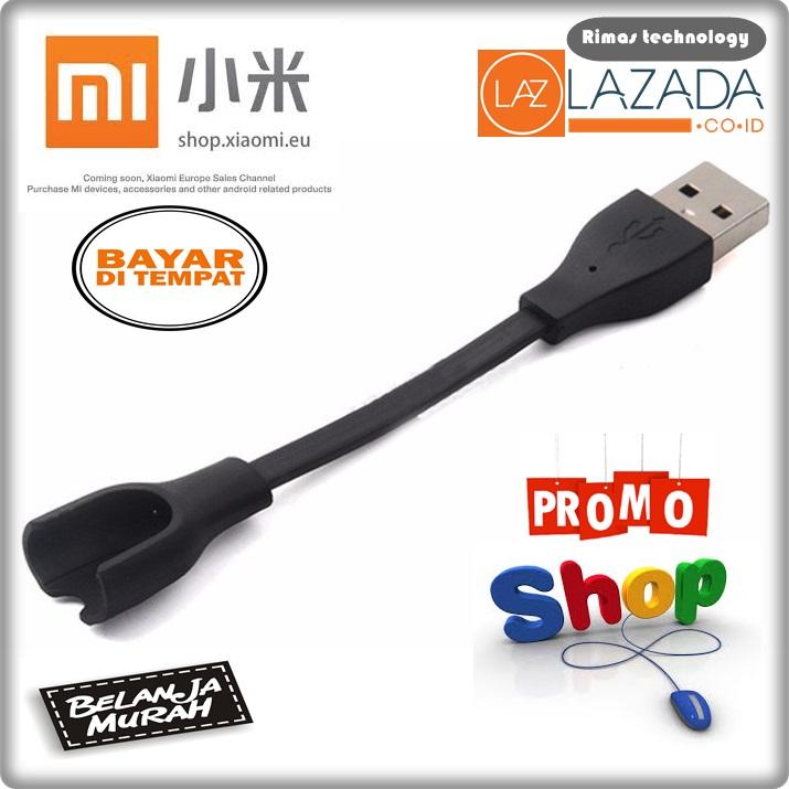 Rimas Xiaomi Mi Band 2 Charger Cable (OEM) - Black cable kabel data charger aksesoris mengisi perlengkapan hp handphone kuat kokoh Berkualitas FREE ONGKIR