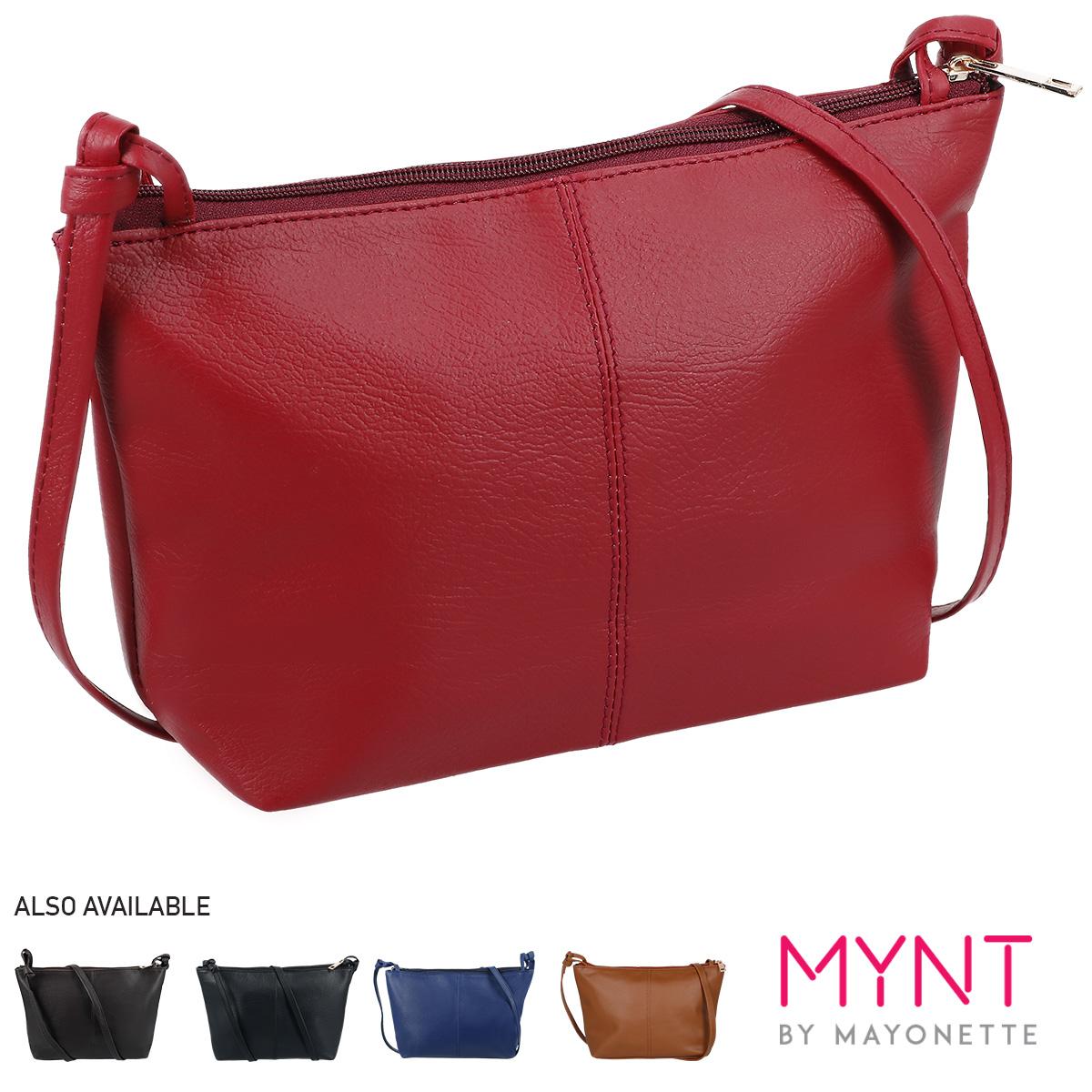 MYNT by Mayonette Tas Wanita Korean Style Selempang Bahu Sling Bag Trendy Casual Sarah Shoulder (Maroon)