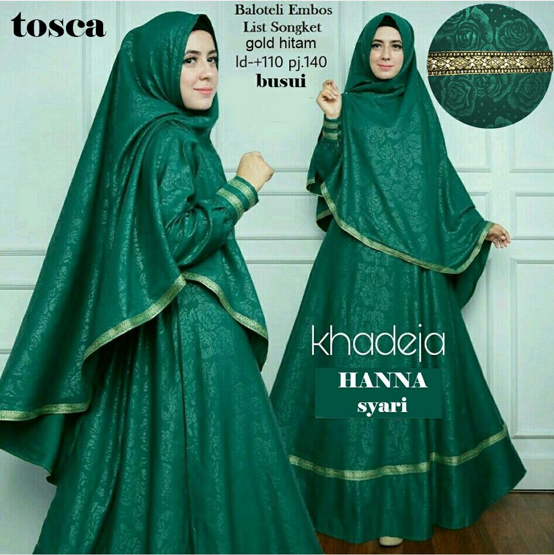 DoubleC Fashion Baju Gamis Muslim Hanna Syari’I / Dress Muslimah / Hijab Muslim / Gamis Syari’I / Baju Gamis / Fashion Muslim / Setelan Muslim / Hijab Wanita / Baju Muslim / Maxi Gamis / Fashion Muslim DoubleC Fashion Baju Gamis Muslim Hanna Syari’I / Dress Muslimah / Hijab Muslim / Gamis Syari’I / Baju Gamis / Fashion Muslim / Setelan Muslim / Hijab Wanita / Baju Muslim / Maxi Gamis / Fashion Muslim
