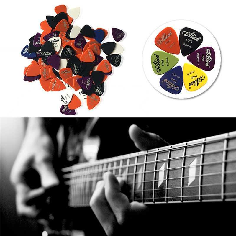 Pick Gitar Akustik 50 Pc Universal Guitar Petikan Alat Bantu Memetik Gitar Acoustic Picks Instrumen Musik Music Instrument Suara Profesional Lebih Bertenaga Presisi Bentuk Tipis Halus Minimize Errors Aksesoris Ausio Video s1205 - Multicolor
