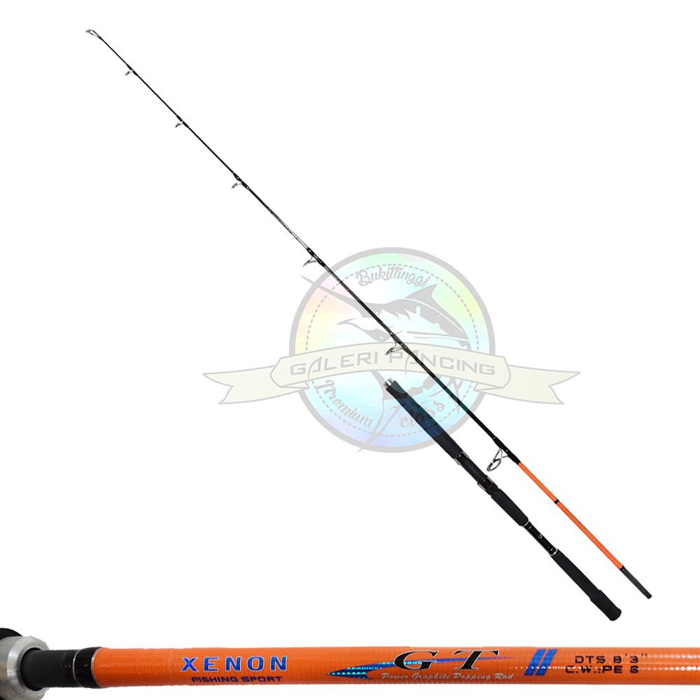 Joran Popping Xenon GT II 832 - PE 8 - 250cm - Bonus Tas Tabung Xenon