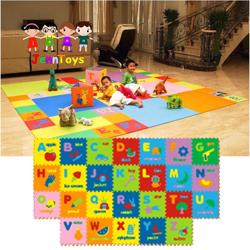 Evamat Abjad Gambar Matras Tikar Karpet Puzzle Alas Lantai