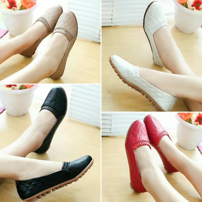 New Arrival Sepatu Wanita Flatshoes Channel BLD04 Sale!