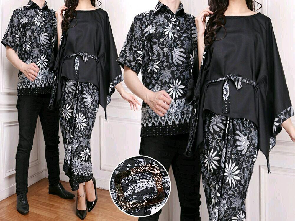 Cn 102 01 Couple Ulos Songket Batik Etnik Wanita Pria Baju Koko Tunik Kemeja Murah Putih Simple Elegan Hijab Modis Modern Busana Muslim Baju Lebaran