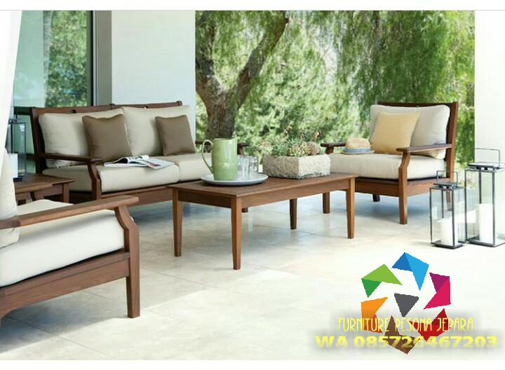 Kursi sofa kayu minimalis, Kursi jati. PESONA JEPARA 115
