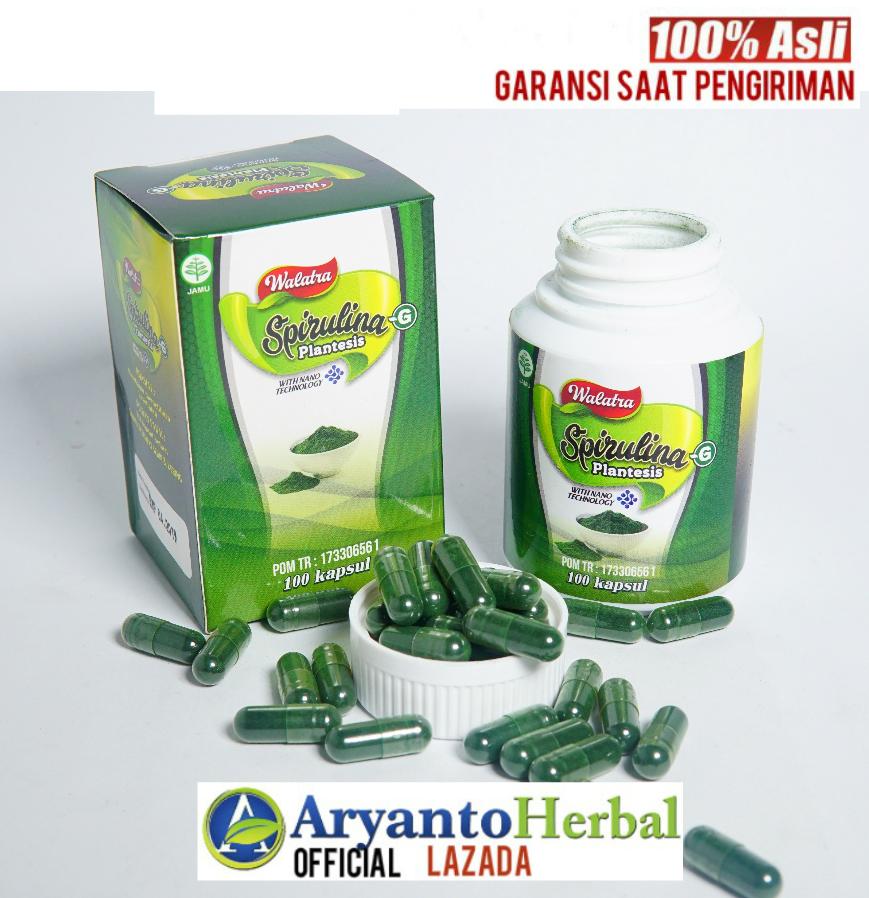 Walatra Spirulina G Platensis Kapsul obat penambah berat badan, darah, anemia, tekanan darah rendah