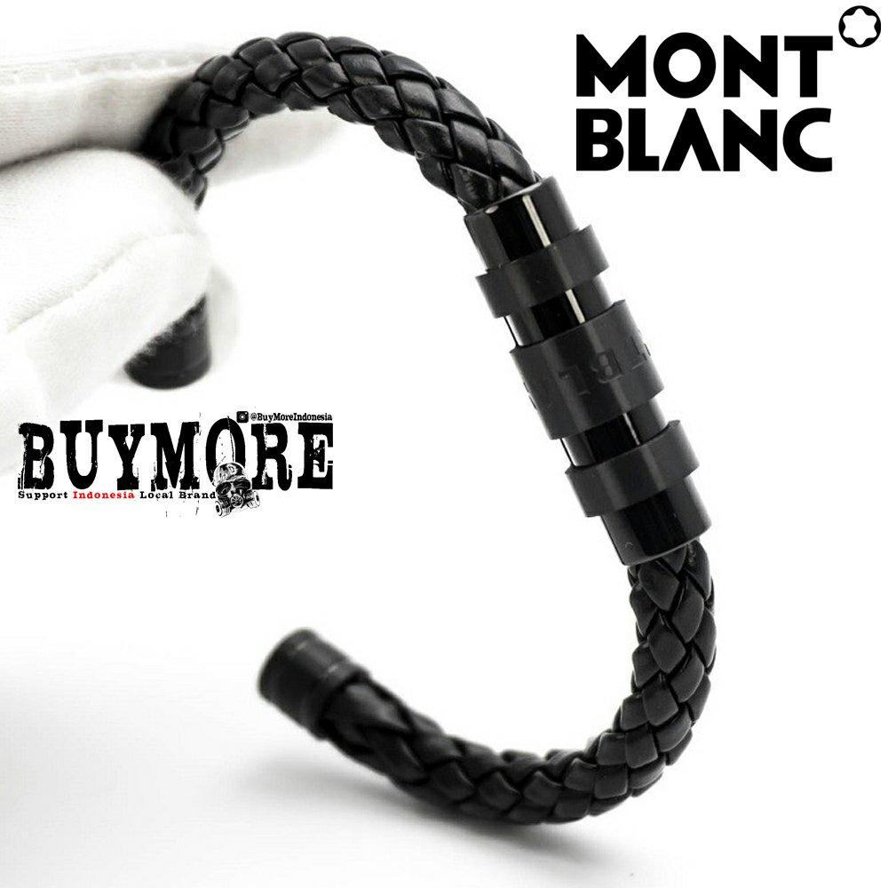 Gelang Kulit Montblanc Bend Over Gelang Kulit Pria