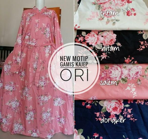 Baju / Gamis Katun Jepang Motif Baru