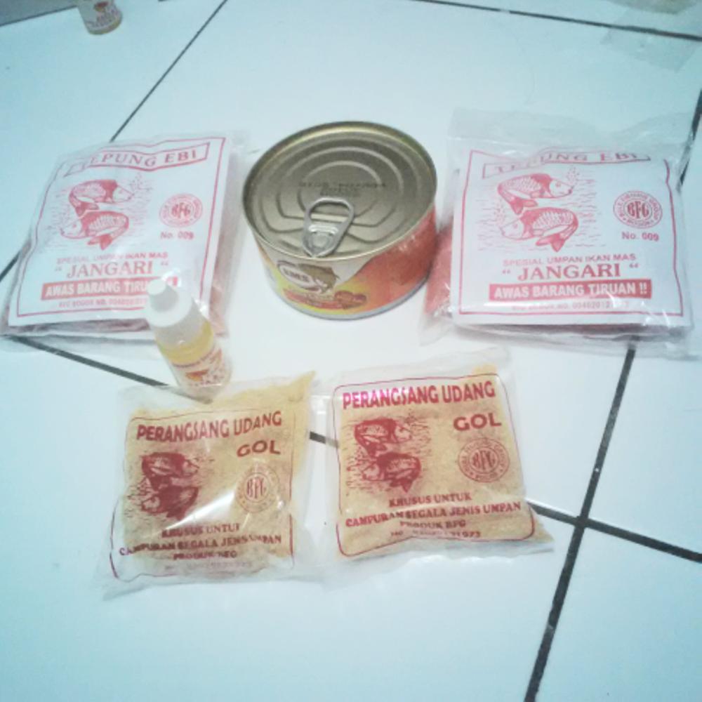 PAKET UMPAN PANCING 3 SIAP PAKAI UMPAN MANCING IKAN MAS DLL di lapak Andree Fishing or BFG andree_alivio