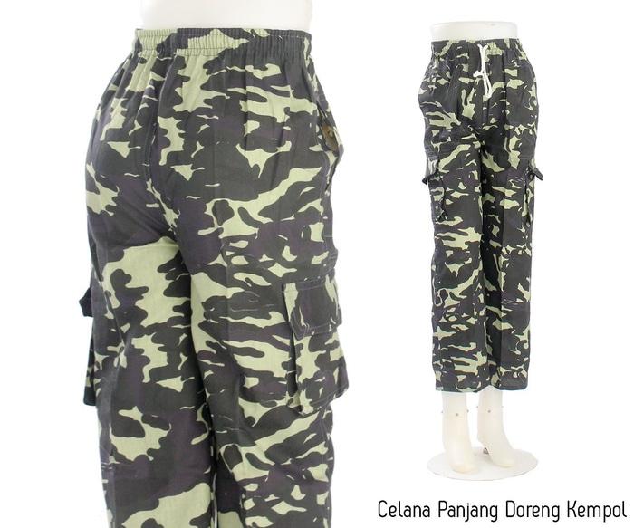 TERKECE Celana Panjang Batik Pria Celana Doreng Kempol EN PROMO