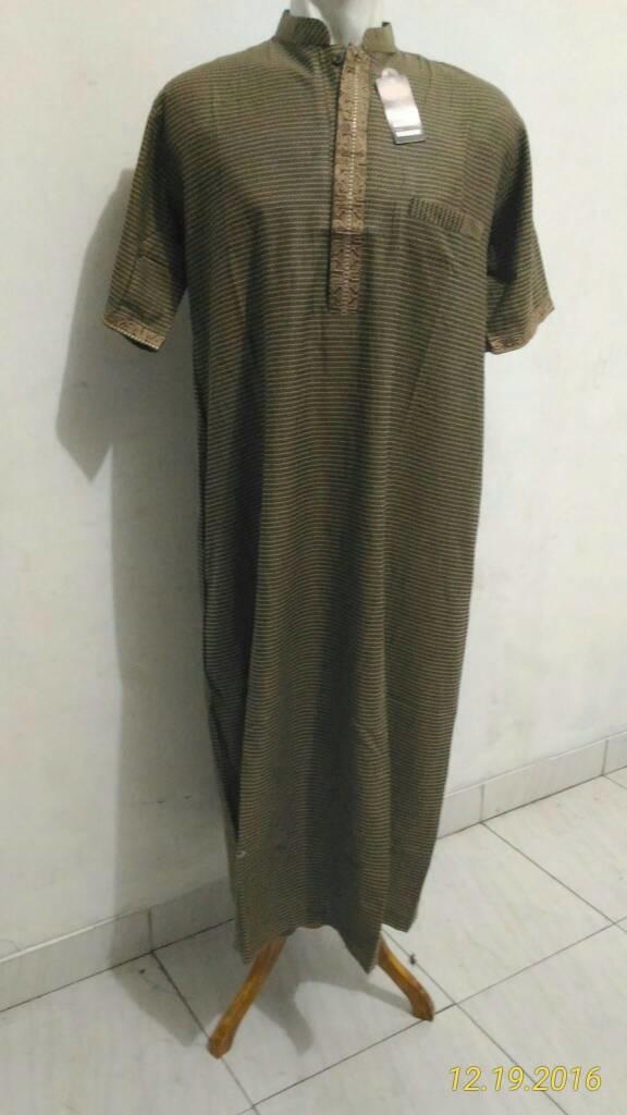 baju muslim / gamis laki laki / jubah arab lengan pendek / jubah pria