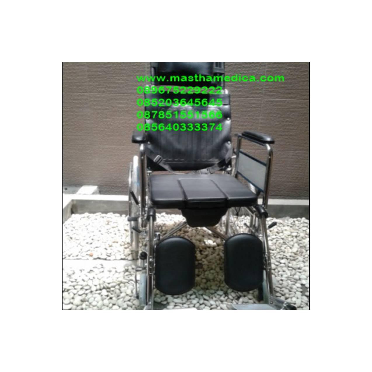 Kursi Roda 3 in 1 Tempat tidur + BAB + Kaki Selonjor Sella