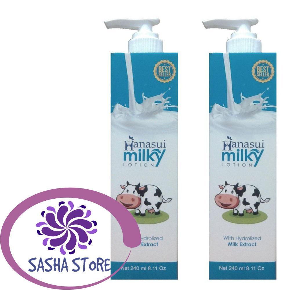 SS Hanasui Body Lotion - Gluta Milky Lotion 240ml - 2 pcs
