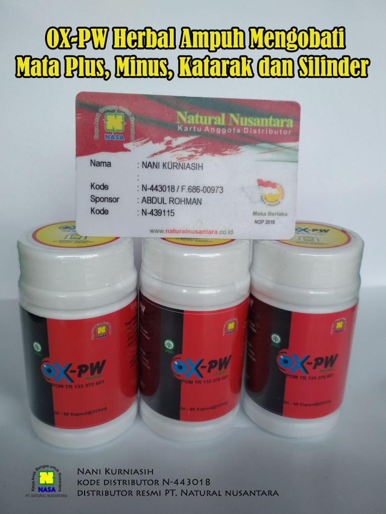 OX PW Herbal Obat mata untuk mata minus mata plus mata katarak dan mata Silinder