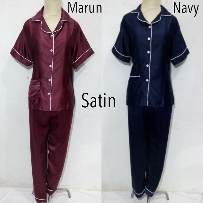 piyama baju tidur dewasa wanita satin / Baju tidur/ piyama / kimono / Baju tidur murah / piyama murah / kimono / baju tidur cantik / piyama polos / baju tidur jumbo / piyama jumbo