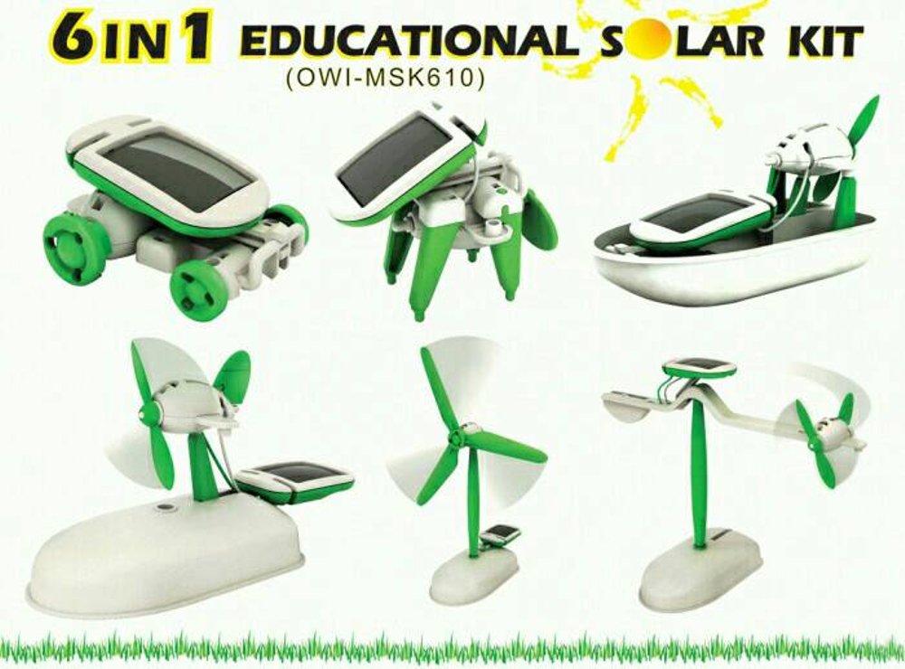 ROBOT SOLAR 6 IN 1/ EDUKASI MERAKIT ROBOT/ KITS ROBOT SOLAR