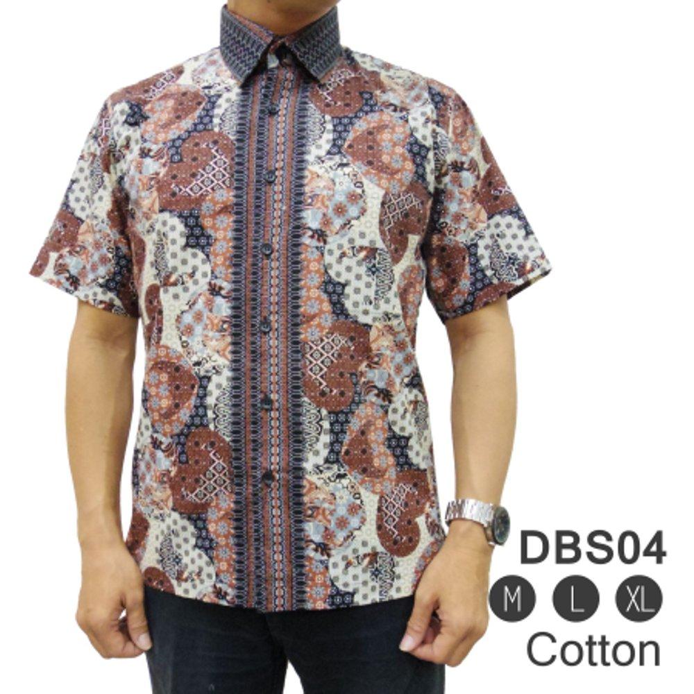 Kemeja Batik Reguler DBS04 - ( fashion pria batik slimfit reguler jas dasi hem blazer jaket sweater kaos oblong tshirt polo celana jeans couple pakaian muslim gamis dress blouse baju koko) di lapak New Trendy newtrendy