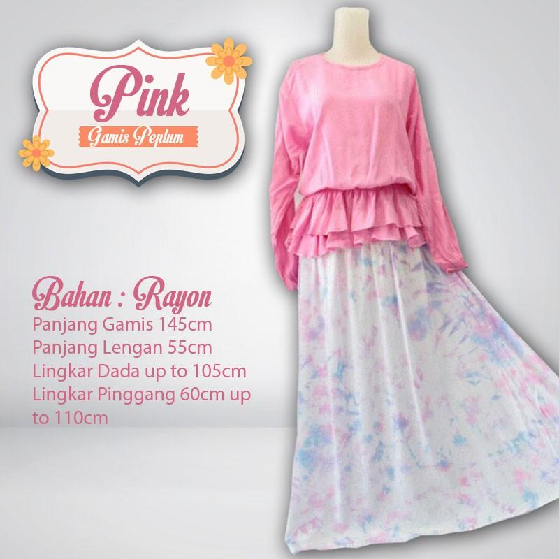 Gamis Peplum Rayon Bali