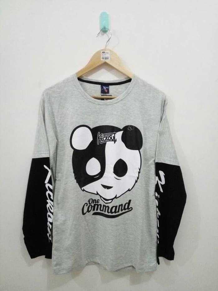 baju kaos lengan panjang panda kickout apparel kick out distro