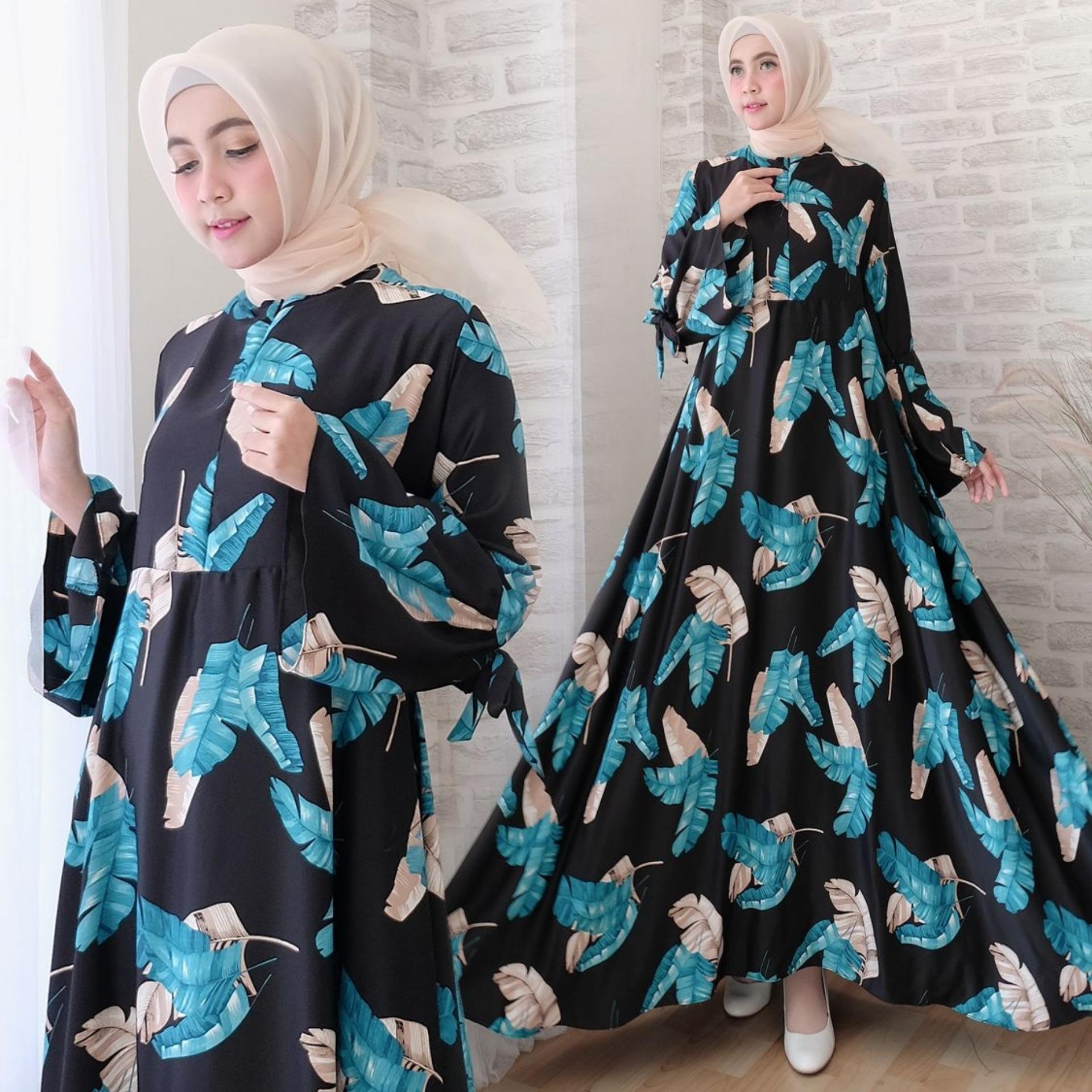 SUKI - MAXI DRESS / GAMIS / BAJU MUSLIM / MAXI DRESS PREMIUM AMIKA (REAL PICTURE)
