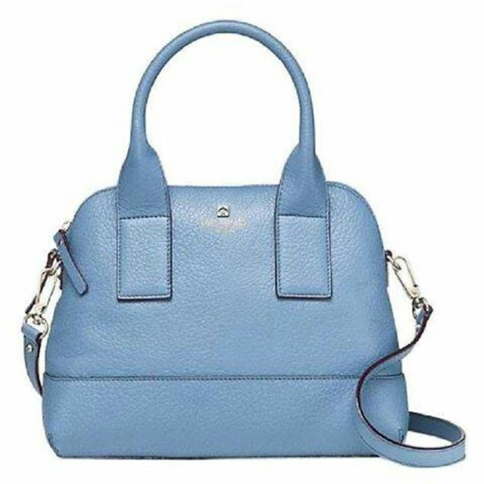 Tas Kate Spade Morning Glory Blue Leather NWT Authentic