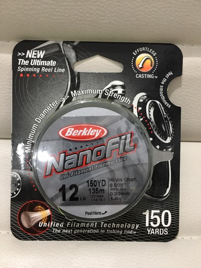 BERKLEY NANOFIL HI-VIS CHART 12LB 150YARD - DlCIaE