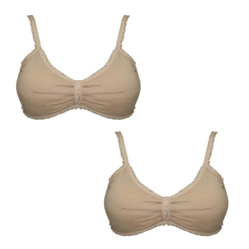 EELIC BRA-885 2 PCS CREAM Bra Miniset Remaja Usia 10-15 Tahun