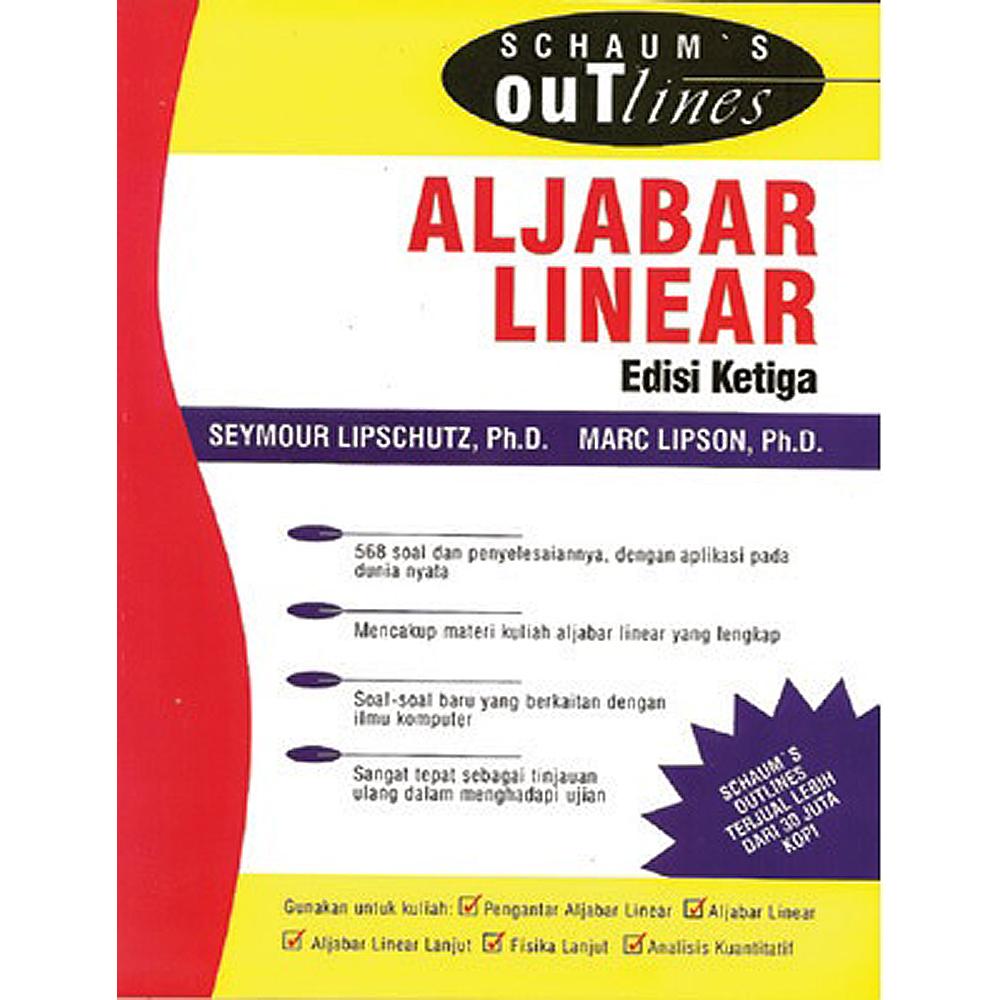 Erlangga Schaums Outline Aljabar Linear Edisi 3 By Seymour L.