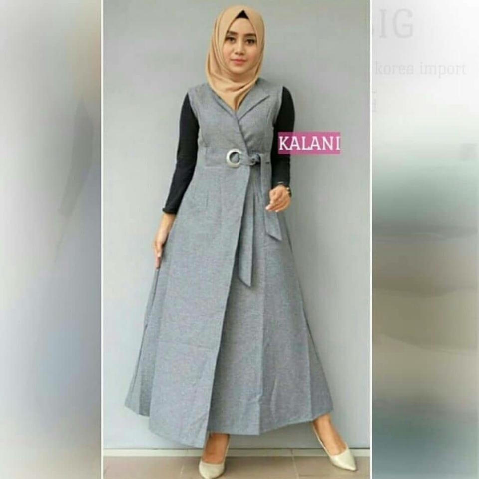 Ria_Store Pakaian Muslim Wanita MC235 Calani Outer // MC235 Calani Outer // Gamis MC235 Calani Outer // Maxi Dress / Maxi Muslim / Dress Muslim / Busana Muslim / Baju Muslim / Hijab Fashion / Hijab Style - Hight Quality