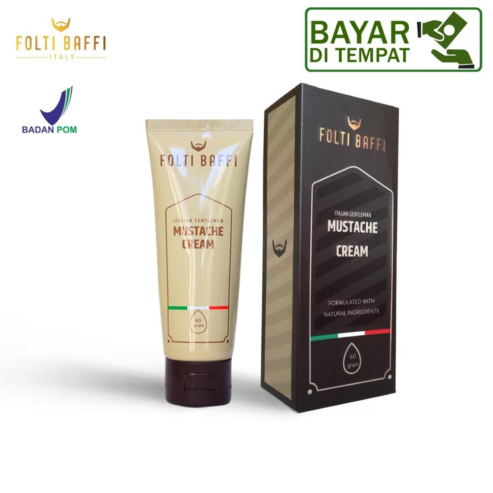 Obat Penumbuh Kumis 100% Original Folti Baffi Mustache Cream Penumbuh Jenggot, Krim Penebal Bulu Brewok Super cepat