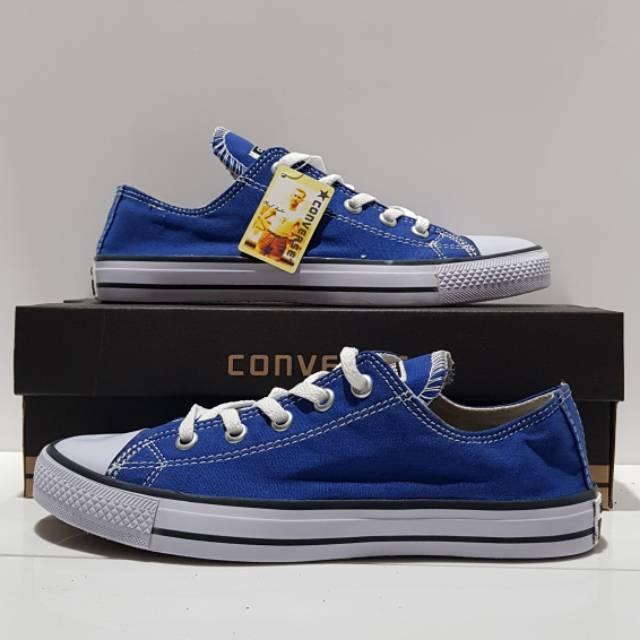 Sepatu sneakers convers all star blue electric-sepatu sekolah-sepatu sneakers