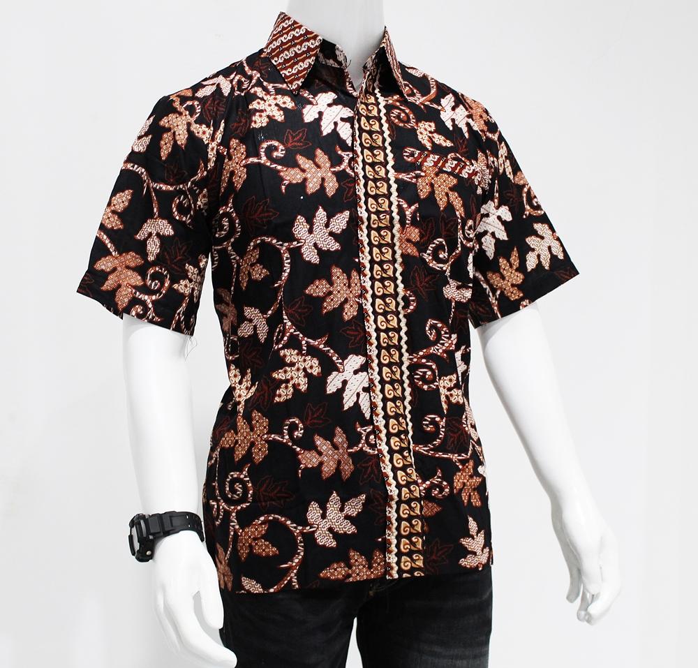 BATIK PRIA - BATIK PEKALONGAN - KEMEJA BATIK PRIA LENGAN PENDEK 017
