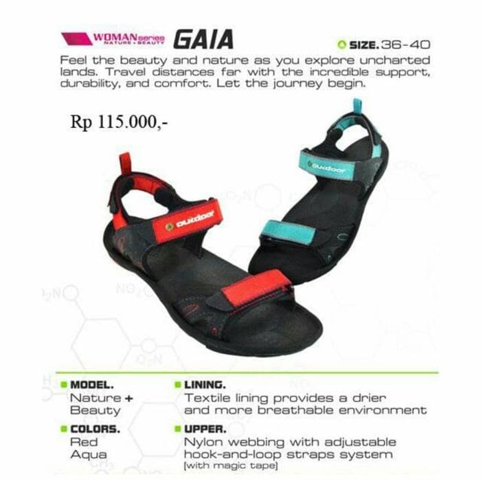 SENDAL GUNUNG MERK OUTDOOR TYPE GAIA WOMEN SERIES - wE1Jj6