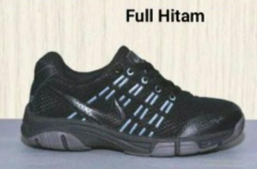 Sepatu Badminton Voli Hitam Putih Pria Wanita Airmax Store Running Futsal Sekolah Kuliah Lari Sport