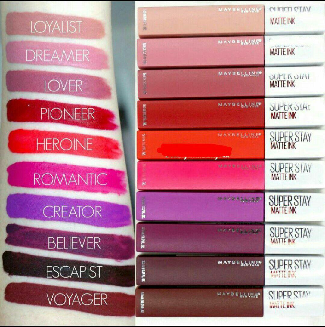 Lipstik super ink maybeline