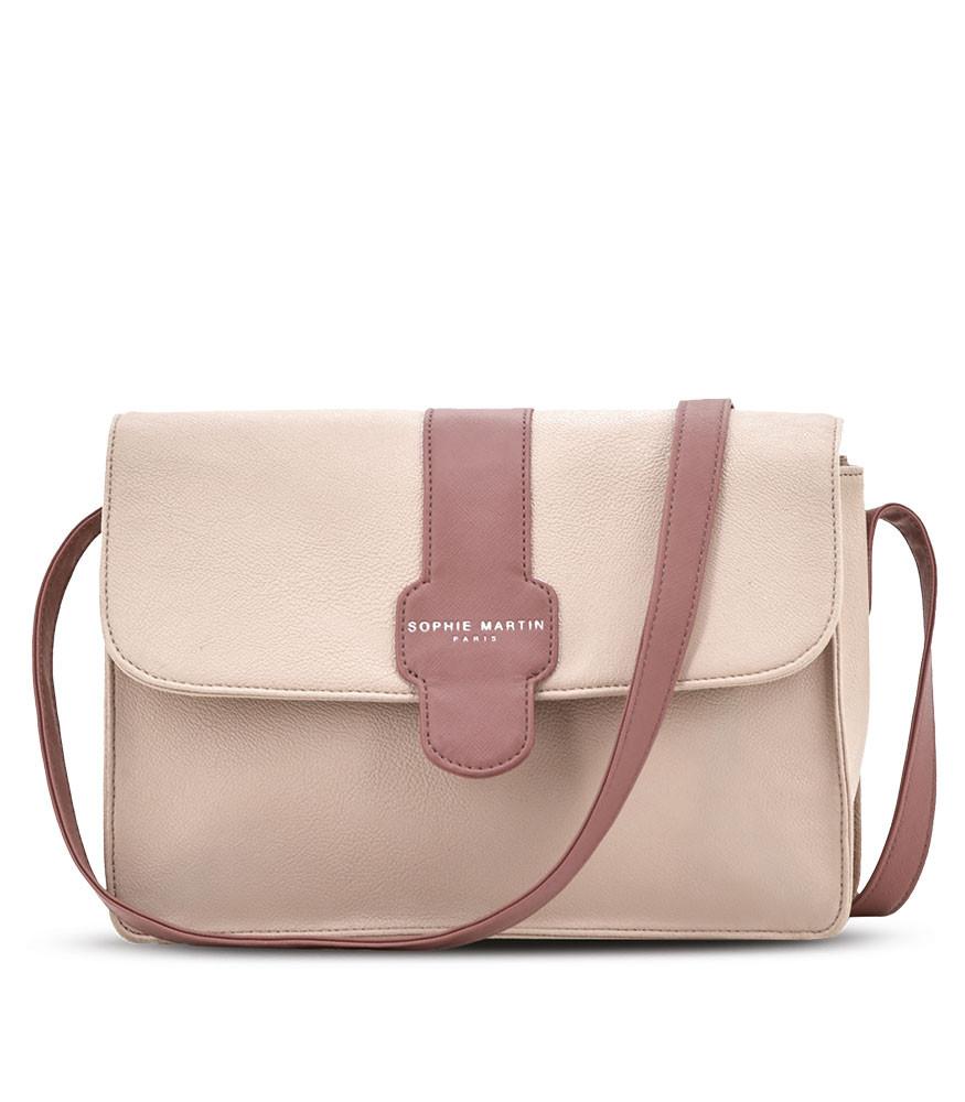 TAS SELEMPANG TERBARU WANITA WARNA PINK BAGUS KEREN MURAH DAN BERKUALITAS T3295P3 MORINA BAG DARI SOPHIEPARIS