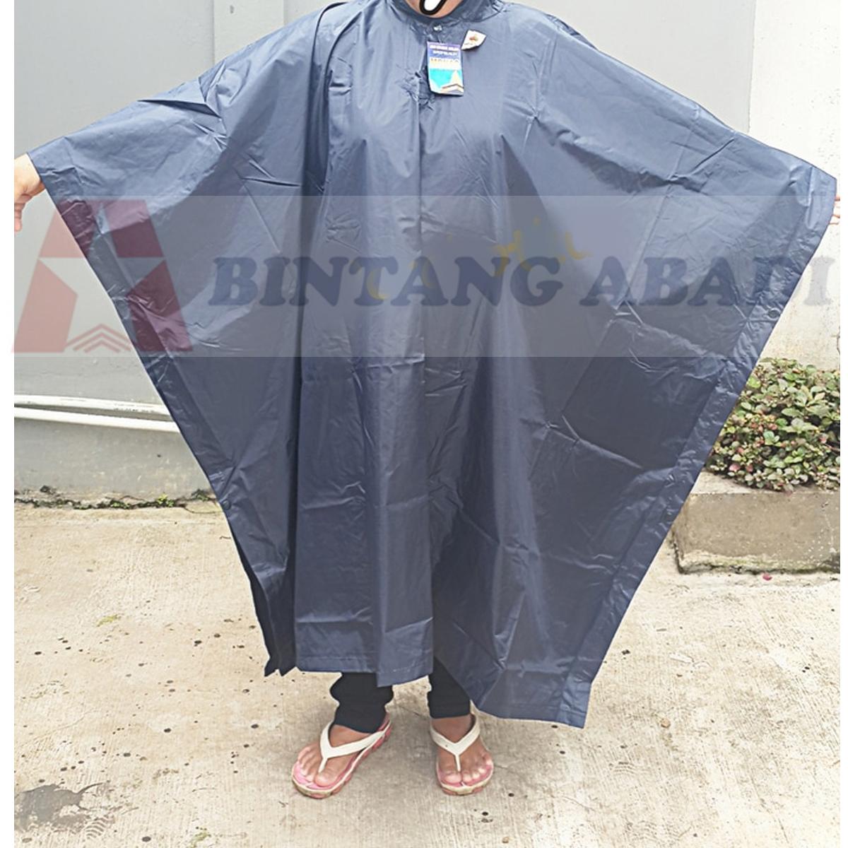 Termurah Monas N21 Jas Hujan Nylon Ponco / Poncho / Raincoat Aneka Warna Harga Grosir