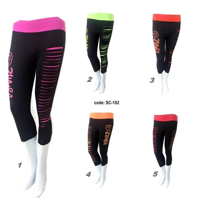 Celana Pendek 7/8 Zumba Ripped Model Robek SC-102 - qK2klb