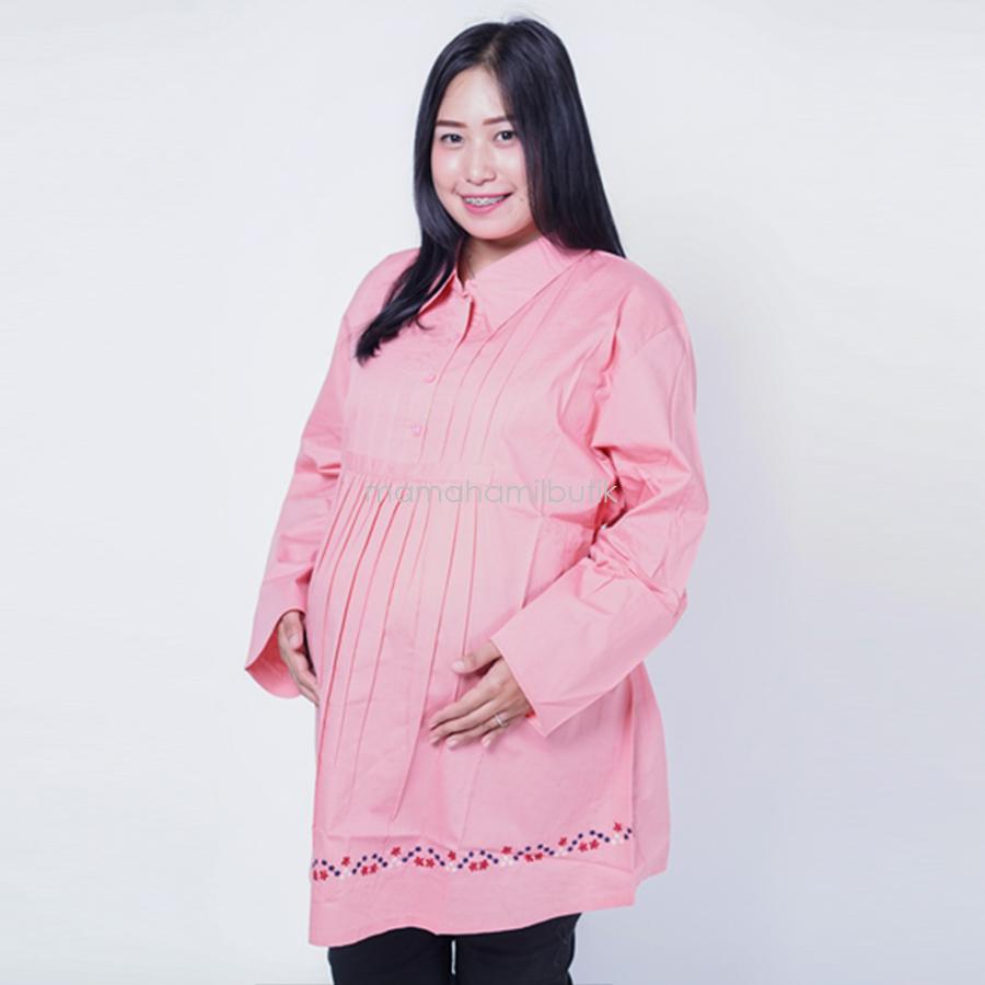 Baju Hamil Kerja JUMBO Flowers / Baju Hamil Untuk Kerja / Baju Hamil Muslim / Baju Hamil Seksi Baju Hamil Gamis / Baju Hamil Kerja Modis / Baju Hamil batik / Baju Hamil Menyusui