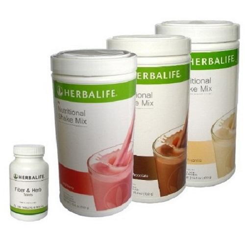 Shake#herbalife#all varian 3 kaleng + fiber#