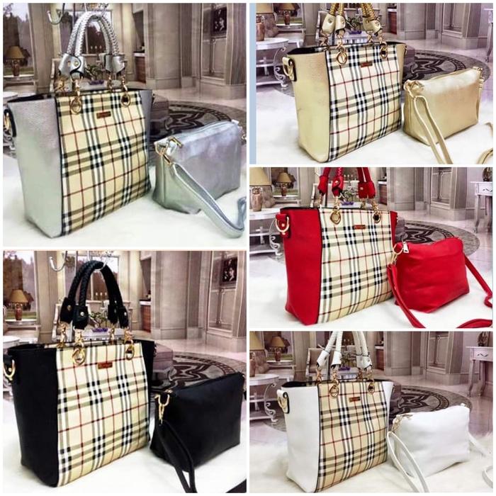 PROMO TERBATAS!!! BURBERRY TRINA BAG IN BAG SEMI SUPER