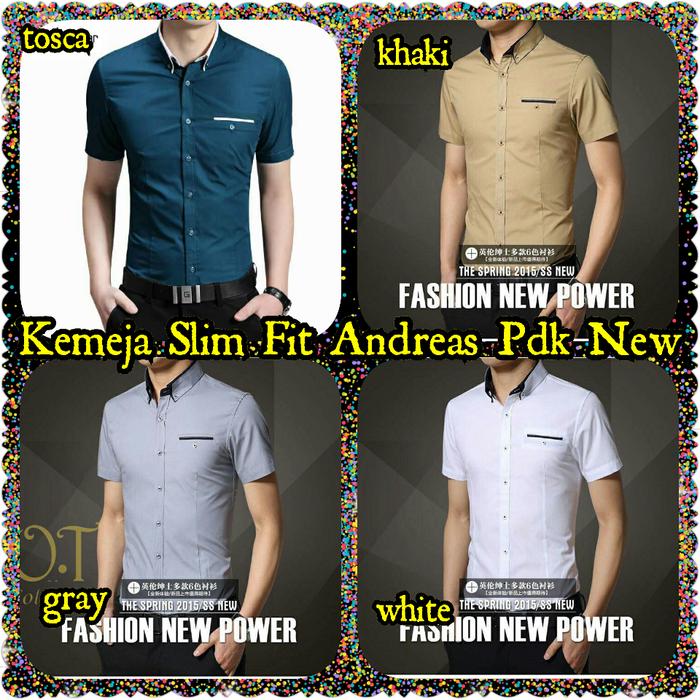 Kemeja Slim Fit Andreas Pdk New
