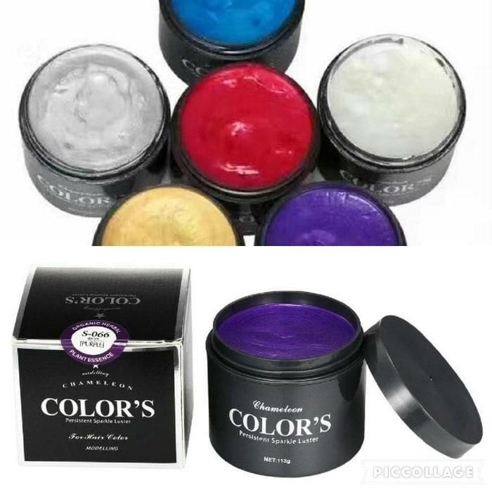 NEW Chamelon Hair Color Wax Coloring Pomade Warna Di Cuci Hilang - nnwN0S