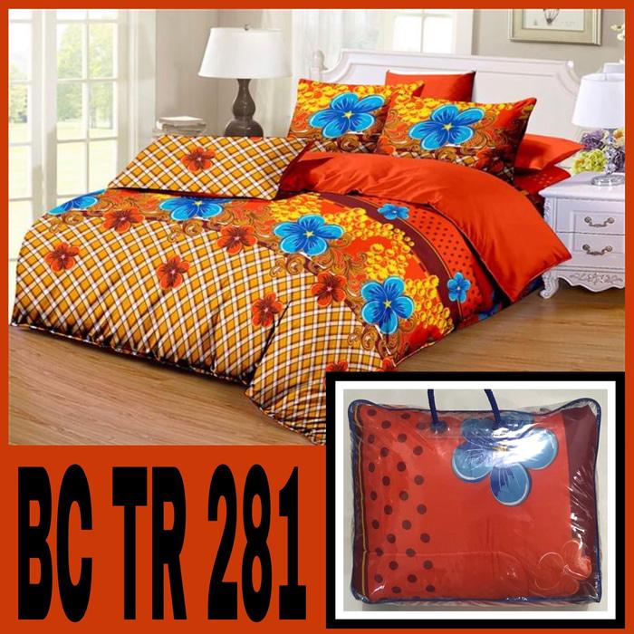 Promo - Bed Cover Murah ( Sprei Bed Set (Bedcover + Sprei) Uk. 180 X 200 Cm ) Kode BANGSA-sprei07