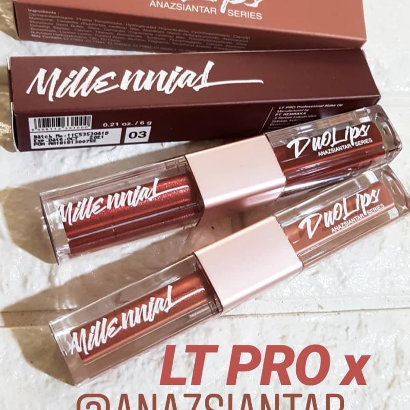 LT PRO Millenial Duo Lips x Anaz Siantar LIPSTICK KEKINIAN JAMAN NOW