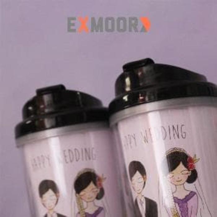 Tumbler Couple Pengantin Kebaya & Jas Kado Pernikahan Diskon